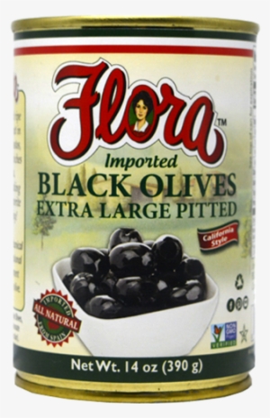 Black Olives Extra Large Pitted - Flora Tomato Basil Sauce, Homestyle - 24 Oz #2872381