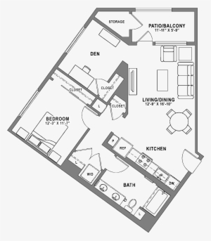 Plan A2 - Baker Block Apartments #2872444