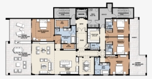 Modern Luxury Mansion Floor Thumb Nail Thumb Nail Luxury - Luxury Condo Floor Plan #2872516