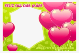 Molduras Png Comemorativas Diadasmaesbaloescoracoes - Mothers Day Background #2872790