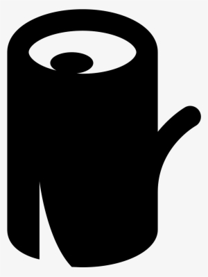 A Wood Icon Is Shown With A Cut Piece Of Wood From - Paper #2873264