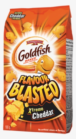 Goldfish Cracker Png - Flavor Blasted Goldfish #2873815