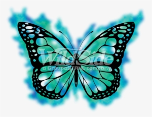 Blue And Green Butterfly - Blue #2873927