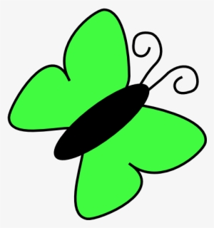 How To Set Use Light Green Butterfly Clipart - Butterfly Clip Art #2873933