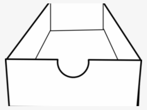 Box Clipart Empty Box - Shoe Box Coloring Page #2873960