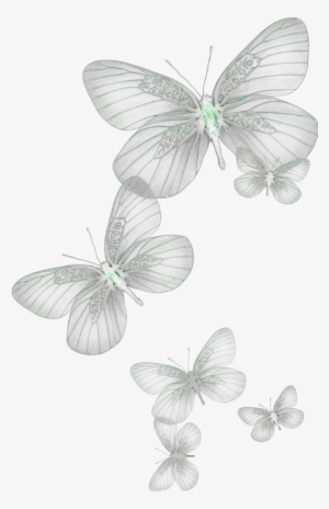 Ftestickers Butterflies Glow Green - Glow Butterfly Png #2874014