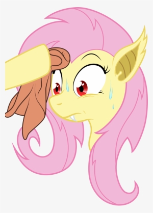 Cubonator, Bat Pony, Bats , Flutterbat, Fluttershy, - Guy Sweating With Transparent Background #2874274