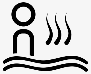 Person Sweating In A Sauna Vector - Logo Sauna #2874453