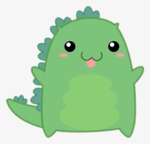 Freetoedit Cute Dragon Sweet Green Freetoedit - Anime Godzilla Kawaii ...
