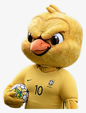 Free Png Canarinho Pistola Png Images Transparent - Brazil Mascot Before After #2874756