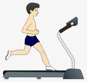 This Free Icons Png Design Of Boy Running On Treadmill #2875245