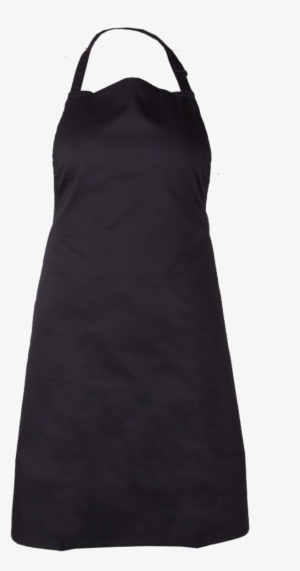 Screen Printed Bib Aprons Png Image - Black Apron Transparent Background #2875483