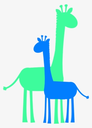 Blue Baby Giraffe Clip Art #2876246
