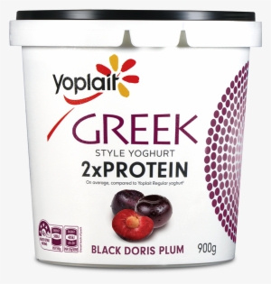 Greek Style 2x Protein Black Doris Plum± - Yoplait Low-fat Greek Frozen Yogurt, Honey Caramel #2876465