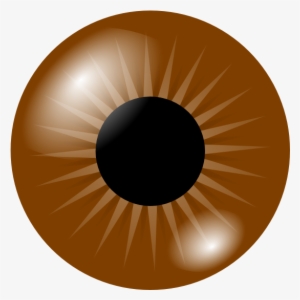 Brown Eye Clip Art At Clker - Brown Eye Clipart #2877355
