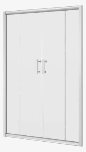 Double Door Png Download - Sliding Door Shower Enclosure #2877693