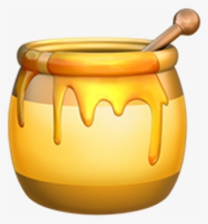 Honeypot Emoji Apple Ios11 Yellow Clip Freeuse Download - Honeypot Emoji #2877746