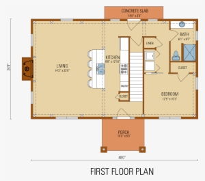 Craftsman Timber Frame Fall Feature Home - Floor Plan #2878471