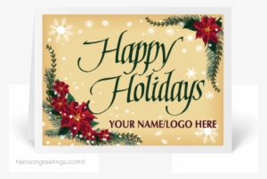 Famous Personalized Business Christmas Cards Embellishment - Greeting Card #2879208