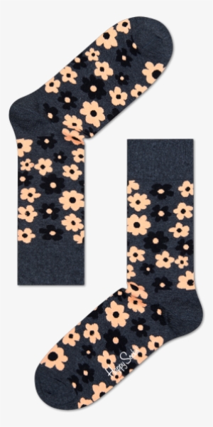 Calcetines De Estampado De Flores En Happy Socks Calcetines - Sock #2879980