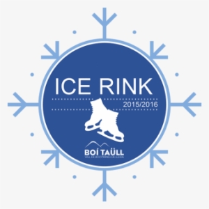 Pista De Patinaje Sobre Hielo - Simple Snowflake Silhouette #2880149