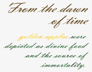 Russian Fairy Tales Tell Of Golden Apples As The Source #2880541