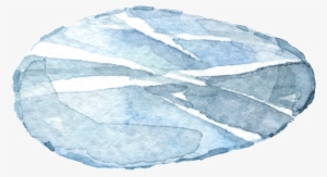 Png Ornamental De Hojas Redondeadas De Hielo Transparente - Blue #2880689