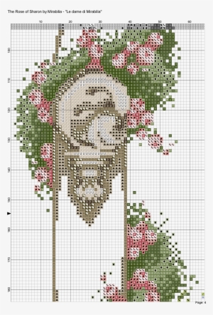 The Rose Of Sharon 5 Rosas Hermosas, Ninfas, Bordados - Stitch #2881161