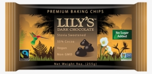 Premium Dark Chocolate Baking Chips - Lily Brand Chocolate Chips #2881396
