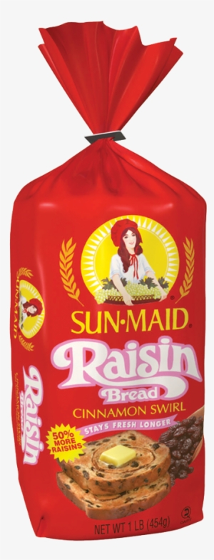 Raisin Bread - Sun Maid Bread, Raisin Cinnamon Swirl - 16 Oz #2882183