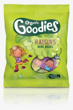 Goodies 12 Pack Raisins Packshot - Organix Raisins Mini Boxes #2882308