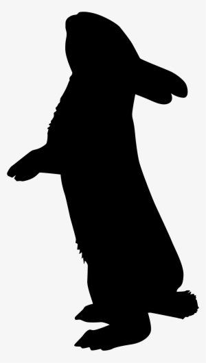 Standing Rabbit Silhouette - Rabbit Silhouette #2882337
