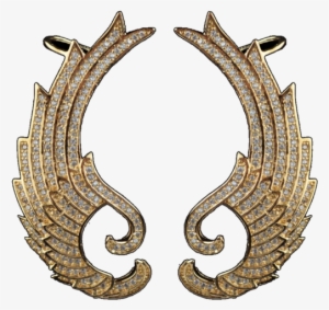 Elegant Phoenix Wings Art Deco Gold Ear Cuff, Body - Earring #2882710