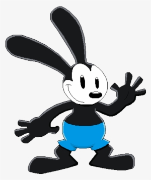 Oswald The Lucky Rabbit Silhouette - Oswald The Lucky Rabbit Clipart #2882743