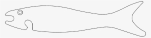 Fish Outline - Line Art #2883653
