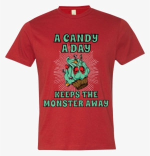 A Candy A Day Keeps The Monster Away T-shirt Template - Active Shirt #2883871 A Candy A Day Keeps The Monster Away T-shirt Template - Active Shirt #2883871