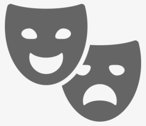 Marcola Schools Art Department - Theatre Masks Transparent Grey #2884831