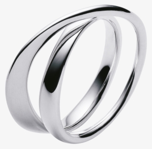 Möbius Ring - Sterling Silver - Silver Wedding Ring Transparent Background #2884956