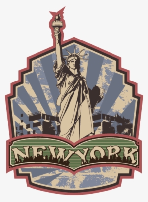 Retro New York Wall Sticker - New York City Throw Blanket #2885057
