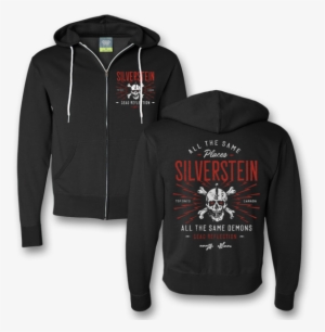 Demons Zip Hoodie - Silverstein Crow #2885149