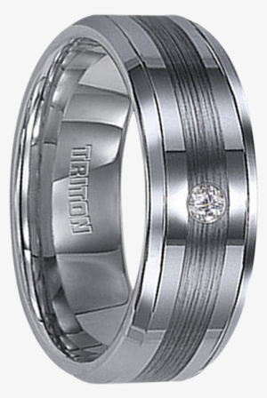 Platinum Is A Highly Valued And Desired Metal With - Triton Tungsten Carbide Wedding Ring #2885150