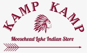 Kamp Kamp Kamp Kamp - Amerindian Indian Wall Art Sticker Decal, Black, Size #2885866