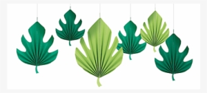 Monstera Leaf Paper Fans - Illustration #2886160