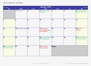 Printable Calendar 2018 Main Image - School Calendar 2016 August #2886230