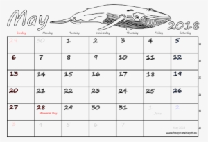 May 2018 Calendar Template May 2018 Calendar Printable - Calendar Luna Mai 2018 #2886327