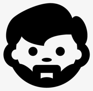 Man Face With Beard Vector - Beard #2886352