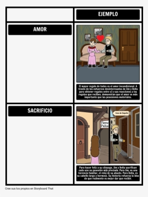 Regalo De Los Símbolos De Los Reyes Magos - Plot Of The Gift Of The Magi Storyboard #2887022