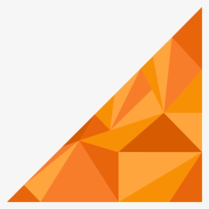 X - Triangulos Naranjas Png #2887461