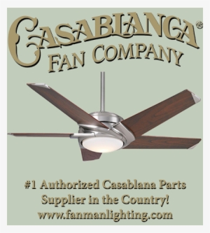 54" Casablanca Stealth Brushed Nickel Ceiling Fan #2887870