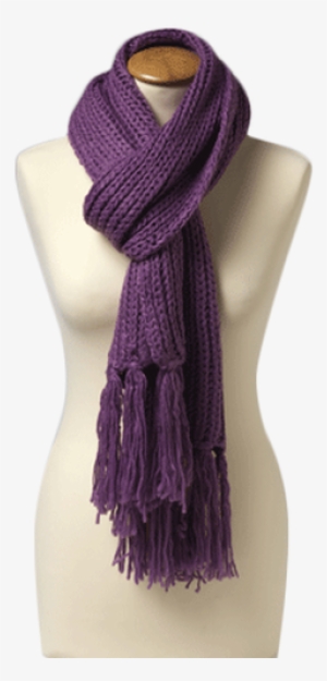 Purple Winter Scarf - Scarf #2887883